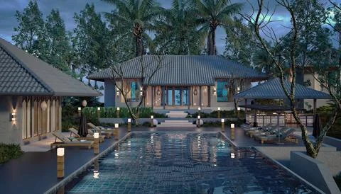 3d Render of Living Room 库存插图