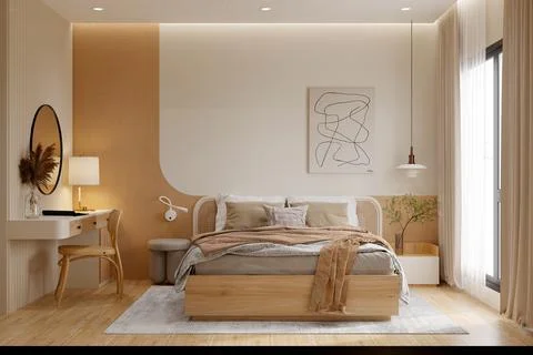 3d Render of Living Room Stock Illustration