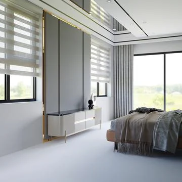 3d Render of Living Room Stock Illustration