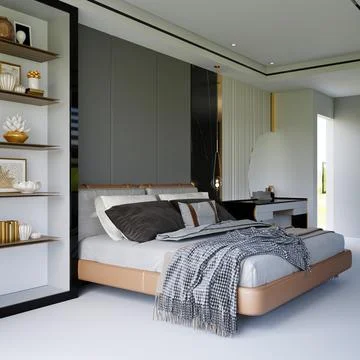 3d Render of Living Room イラスト素材