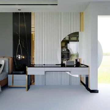 3d Render of Living Room Stock Illustration