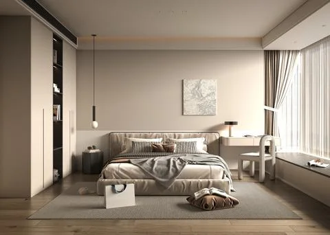 3d Render of Living Room Stock Illustration
