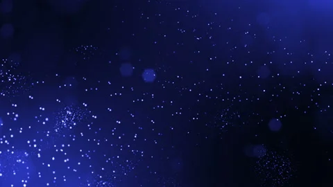 3d render loop animation of glow particles form oscillating lines as swinging Stock Footage 90097020