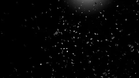 3D render loopable seamless diamonds falling on black background Stock Footage 122003671