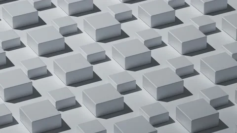 3d render looping abstract geometric motion background. Stock Footage 239655820