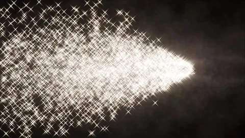3d render luminous particles flying Stock-Footage 273630827