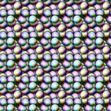 3D render luxury polygon balls background Stock Photos
