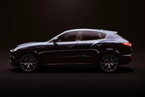3d render of luxury SUV car Illustrazione stock