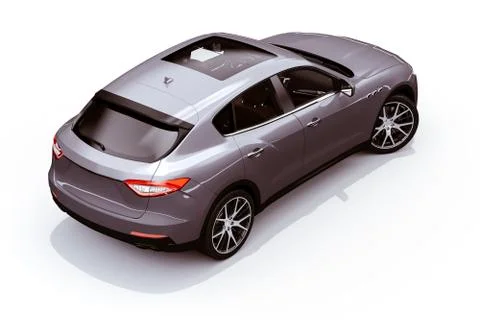 3d render of luxury SUV car Stock Illustration