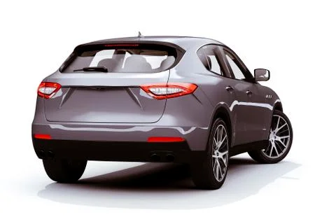 3d render of luxury SUV car Stock Illustration