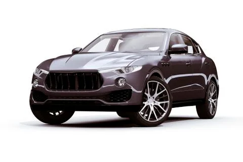 3d render of luxury SUV car Stock Illustration