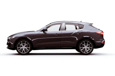 3d render of luxury SUV car Stock Illustration