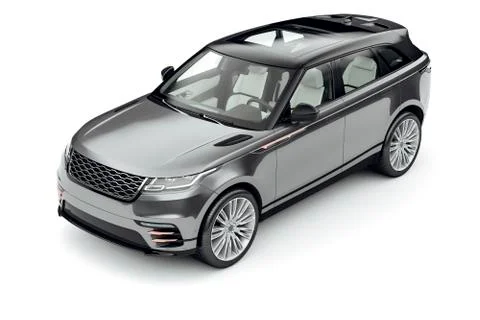 3d render of luxury SUV car Stock Illustration