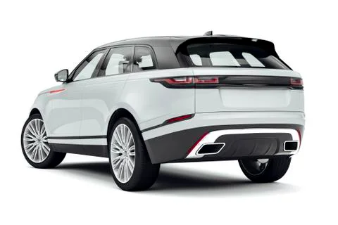 3d render of luxury SUV car Stock Illustration