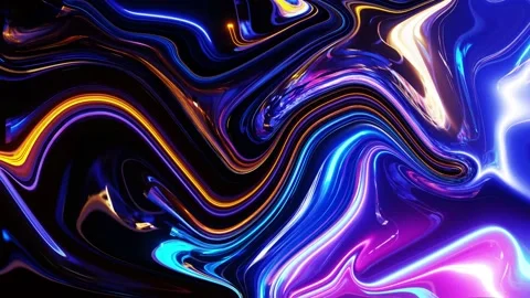 3d render. Marble pattern, swirls and curls. Abstract fluid paint surface as Stock Footage 234449731