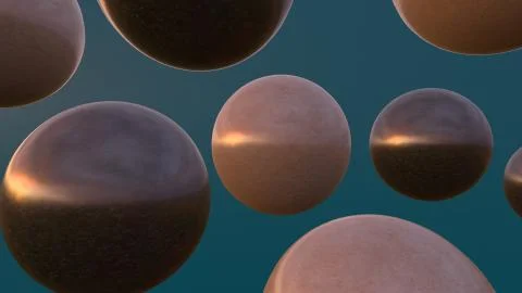 3d render marble sphere background. 3d objects geometric shape 스톡 일러스트