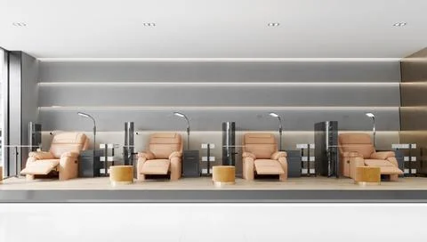 3d render of massage beauty and spa saloon Stock Illustration