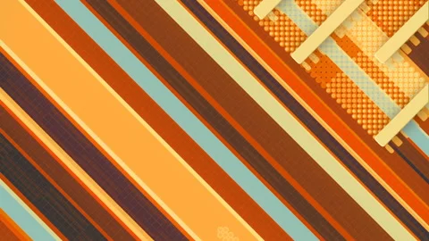 3d render maze built over the movement diagonal lines. Abstract concept art. HD Stock Footage 152143995