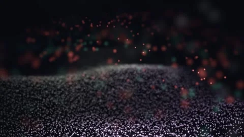 3D Render A mesmerizing 3D render video depicting an abstract landscape of Stock Footage 340297505