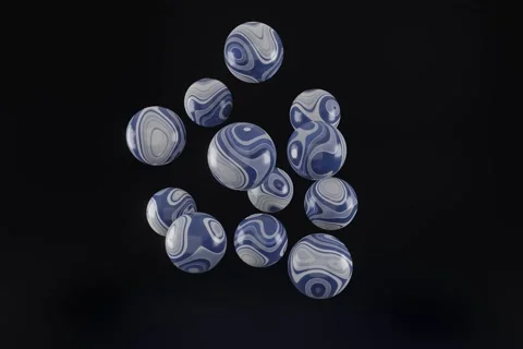 3d render metaball animation Stock Footage 147217931