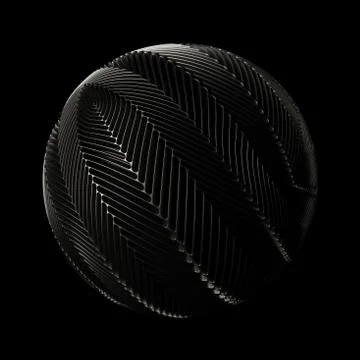 3d render metall background. Displacement surface. Random patterns extruded f Stock Illustration