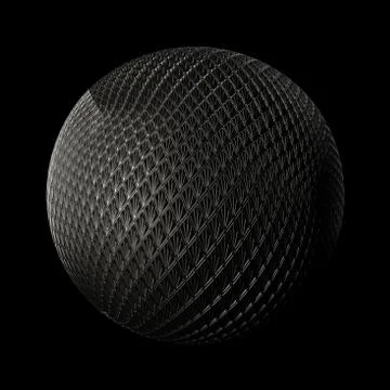 3d render metall background. Displacement surface. Random patterns extruded f Stock Illustration