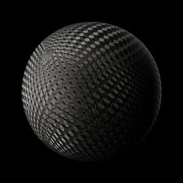 3d render metall background. Displacement surface. Random patterns extruded f Stock Illustration