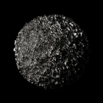 3d render metall background. Displacement surface. Random patterns extruded f Stock Illustration
