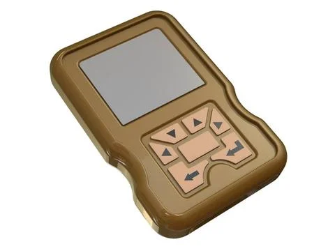 3d render of mobile cellphone pda phone 3d render of a mobile phone, cellu... Stock Photos