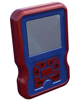 3d render of mobile cellphone pda phone 3d render of a mobile phone, cellu... Stock Photos