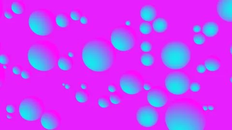 3d render modern abstract background. Vivid saturated color palette. Simple s Stock Illustration