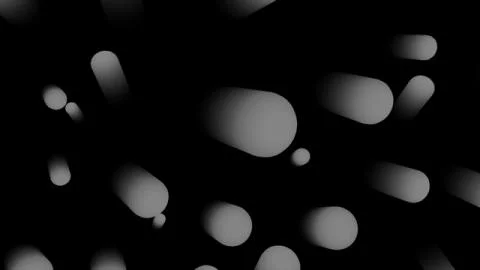 3d render modern abstract background. Simple shapes with gradient on it. Illustrazione stock