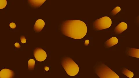 3d render modern abstract background. Simple shapes with gradient on it. Stock Illustration