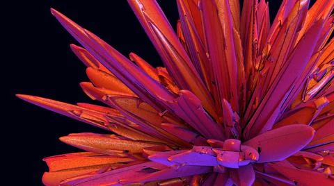 3D Render, modern abstract background, multiple metallic purple rings Illustrazione stock