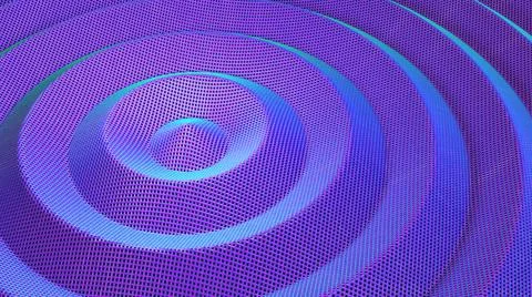 3D Render, modern abstract background, purple metallic liquid plane wavy shape Stock Illustration