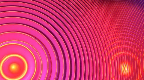 3D Render, Modern Abstract Background, wavy purple pattern plane Stock Illustration