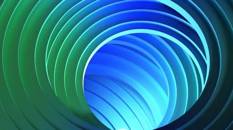 3D Render, modern background, abstract circle layers with round pattern Stock Illustration