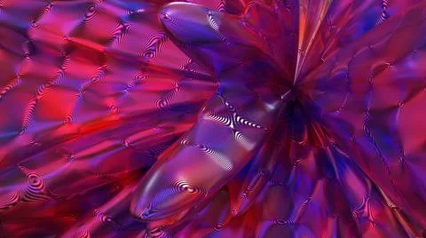 3D Render, modern background,abstract metallic swirl texture with liquid pattern Stock Illustration