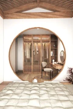 3d Render of Modern Bedroom Stock Photos
