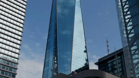 3D Render: Modern Corporate Skyscraper Background Banner Stock Photos