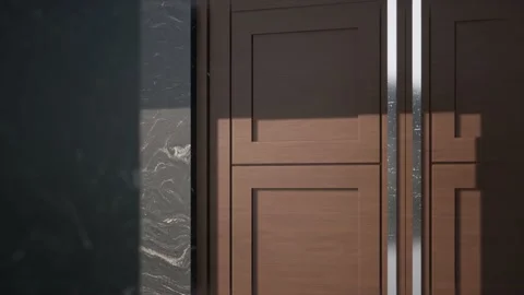 3D Render Modern House Design Stock-Footage 214226127