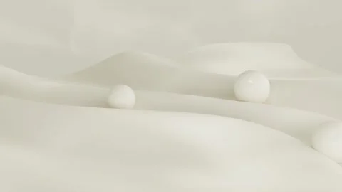3d render motion Animation design of 3 balls are sliding Stock Footage 279775032