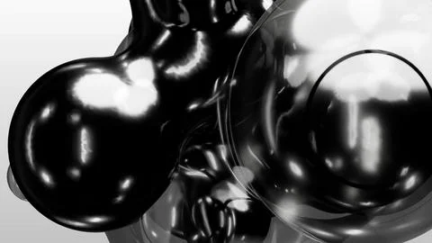 3d render motion design wallpaper animation business presentation monochrome Ilustración de archivo