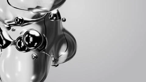 3d render motion design wallpaper animation business presentation monochrome Ilustración de archivo