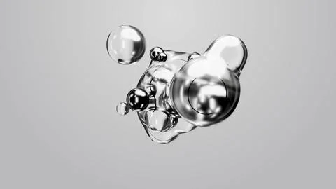 3d render motion design wallpaper animation business presentation monochrome Illustrazione stock