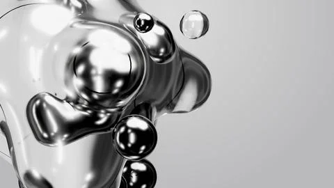 3d render motion design wallpaper animation business presentation monochrome Illustrazione stock