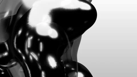 3d render motion design wallpaper animation business presentation monochrome Illustrazione stock
