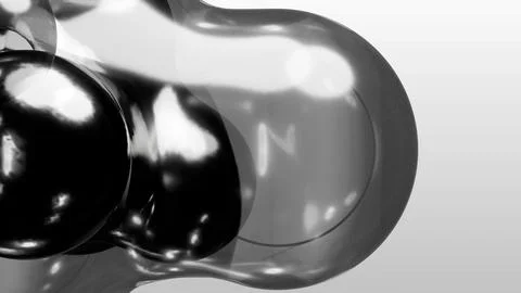 3d render motion design wallpaper animation business presentation monochrome Illustrazione stock