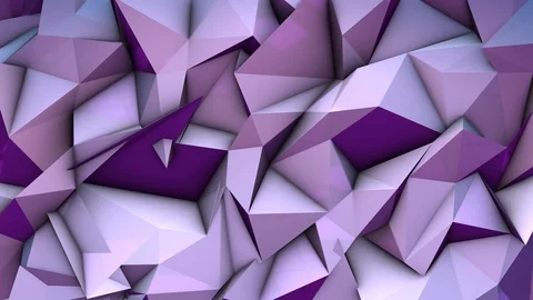 3D render motion poly wallpaper futuristic geometric background Video stock 89395784