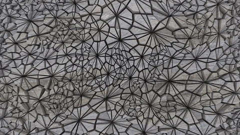 3D render of a moving textured surface, abstract color background. Loop motion 库存影片 126671855